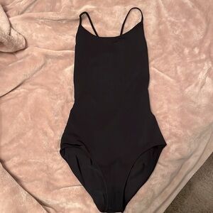 Wilfred Aritzia one piece tie back swimsuit size XS